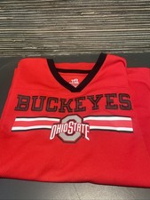 Team Athletics NCAA Youth Red Ohio State Buckeyes Jersey Shirt Size XL 14-16