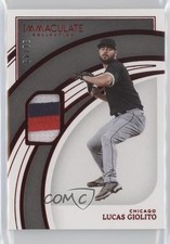 2022 Panini Immaculate Red 31/49 Lucas Giolito #14 0w9f