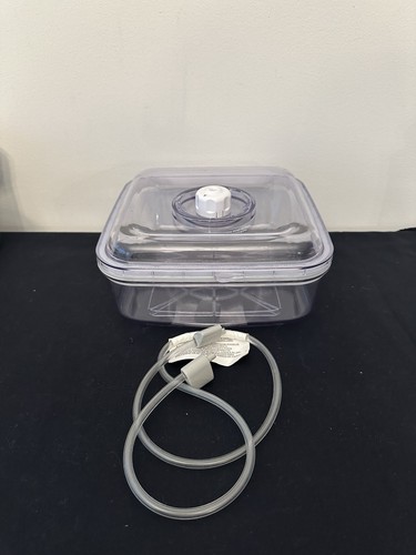 Food Saver Clear 2 1/4 Quart Square Marinator Container with Hose