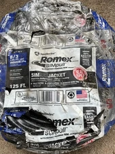 125 Foot Roll 8/3 Southwire SIMpull Romex NM-B Wire Made In USA