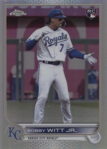 PSA 10 BOBBY WITT JR. 2022 Bowman Chrome REFRACTOR/499 Royals