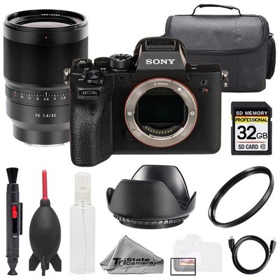 Sony a7R IVA + Distagon T* FE 35mm f/1.4 ZA Lens +32GB +Bag+UV Filter- Basic Kit