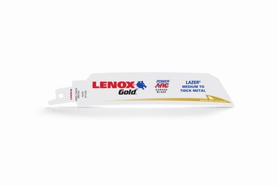 LENOX Gold  POWER ARC  5x stabiles Säbelsägeblatt für Metall 6114GR 150mm 14TPI 