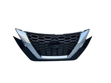Nissan Juke 2019-2026 Front Grille Gloss Black W/Chrome Moulding & Camera Hole
