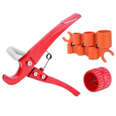 1/4'' - 1'' Depth Gauge and Pipe Deburring Tool, 1/8'' to 1-5/8'' Inner Outer...