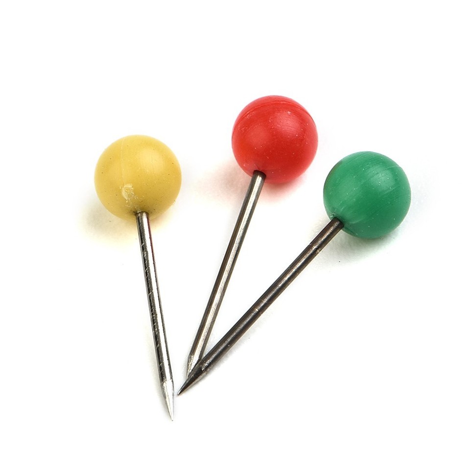 Useful Line Winder Pins Rigs Round Head 100pcs Safe 100x 11*4mm Winder ...