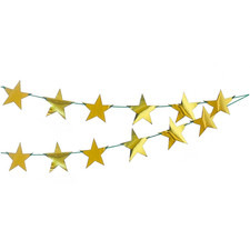 Festone Carta Stelline Oro Lucido 3mt