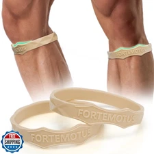 FORTEMOTUS Patellar Tendon Support Strap - Silicone Patella Knee Brace for Te