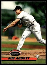 1993 Stadium Club Jim Abbott New York Yankees #615