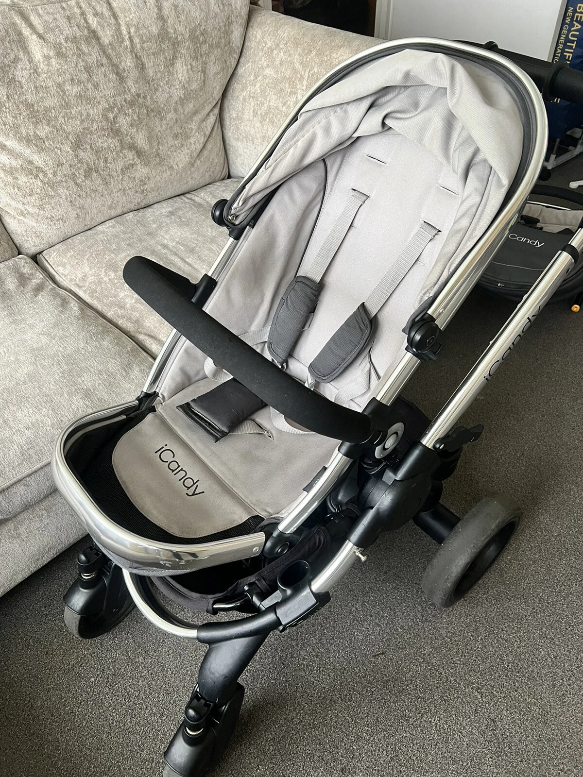 Icandy Truffle Double Buggy Pram Pushchair