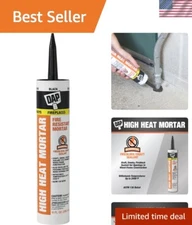 10oz High Heat Fire Stop Caulk - Non-Combustible Waterproof Interior Sealant