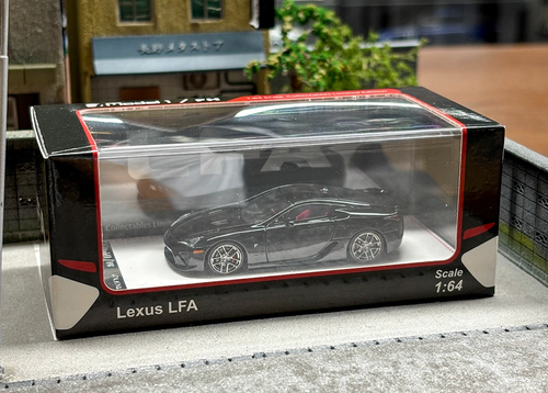 ZD FH 1:64 Black LFA Coupe Racing Sports Model Diecast Metal Car BN - Bild 6 von 6