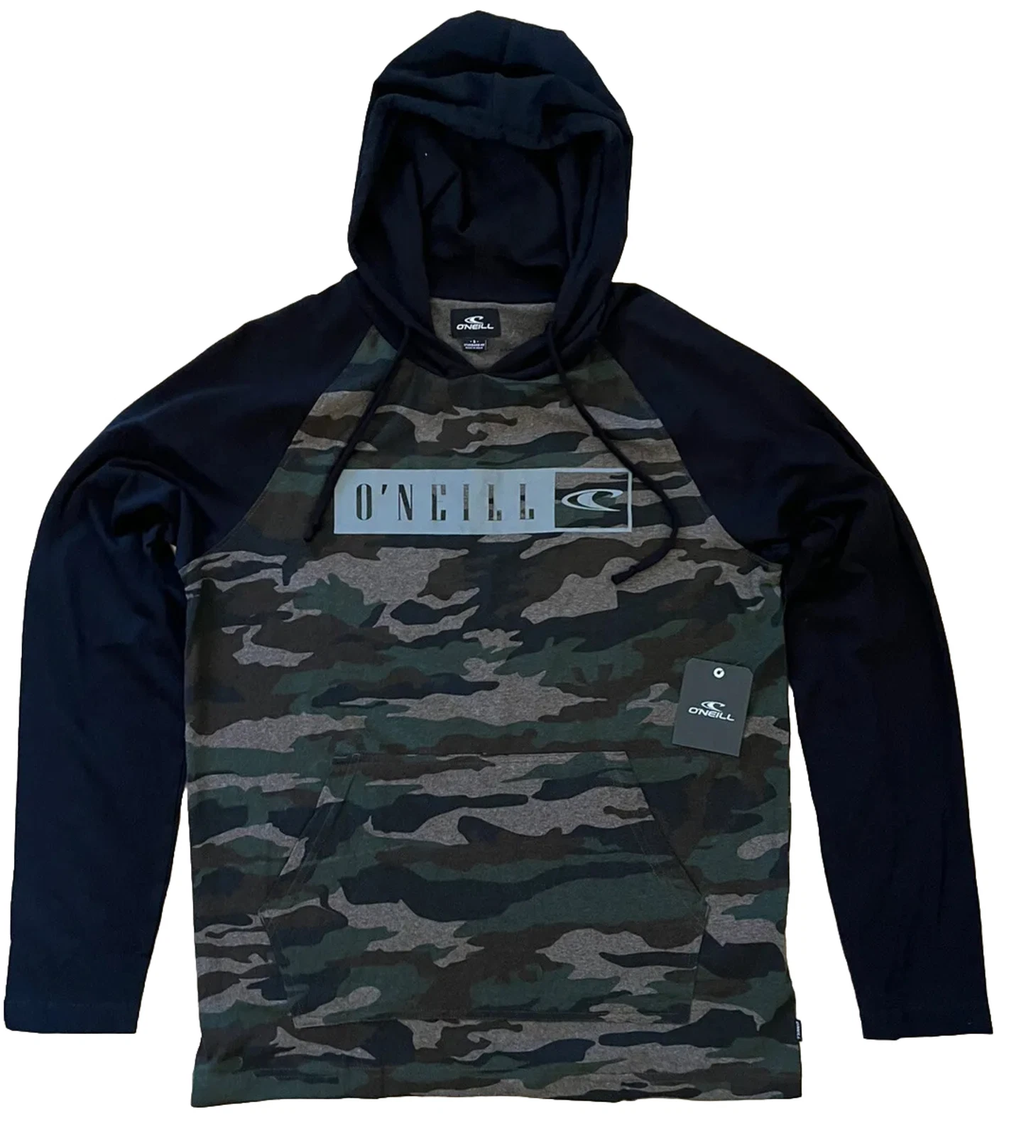 O’Neill Men’s Small Hoodie Csmo Pattern Surf Pocket New NWT Mens S