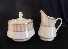Alessandro Mikasa OPERA BEIGE Cream & Sugar Set L2815 Japan