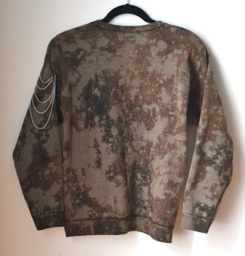 bleach splatter chain crewneck sweatshirt unisex adult size XXS custom silver - Picture 4 of 4