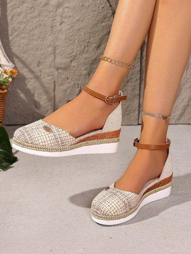 Women's Braided Wedge Espadrille Shoes - Picture 24 of 123