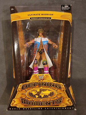First Wave! Mattel WWE Defining Moments Ultimate Warrior; Wrestlemania VII