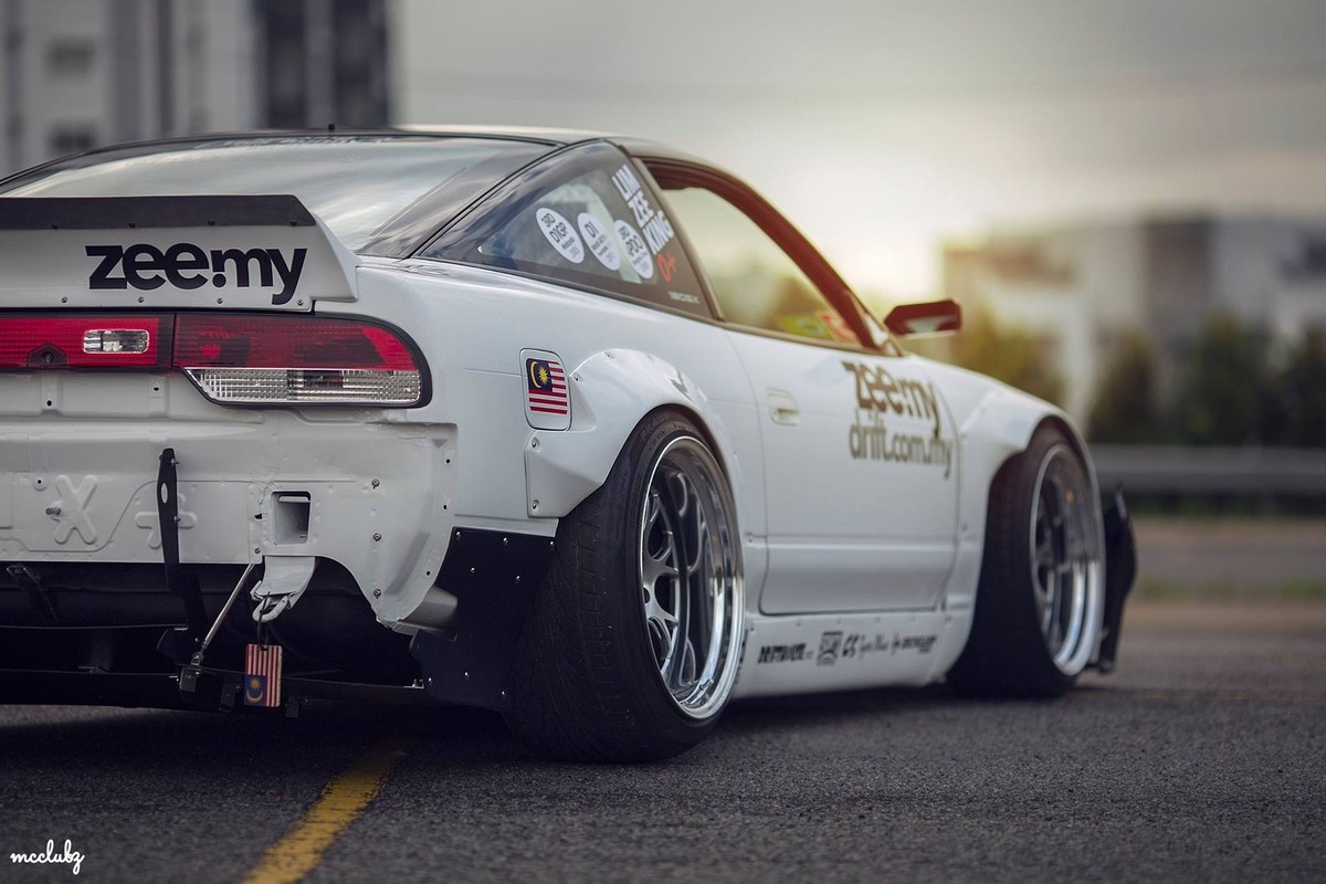 専用BODY DESIGN EPR V2 Full Wide Arch Aero Body Kit for Nissan 180SX S13 | eBay