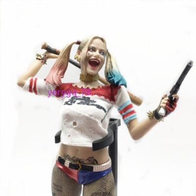 Harley Quinn 1/6 Scale Suicide Squad Real Clothes Figure PVC Model Statue Toy
