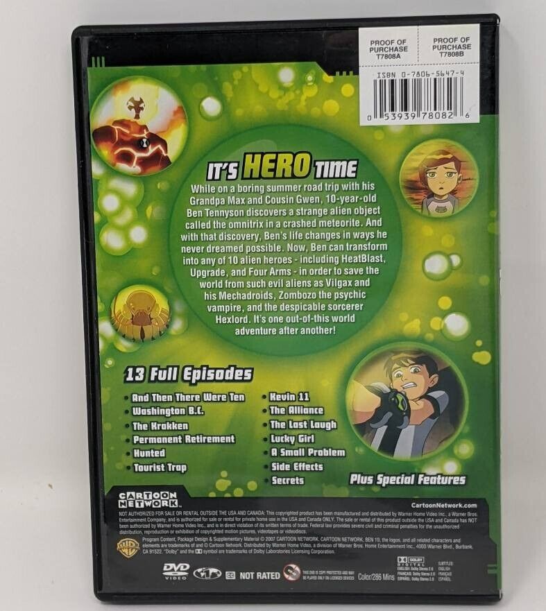  Cartoon Network: Classic Ben 10 Seasons 1-4 (4-Pack)