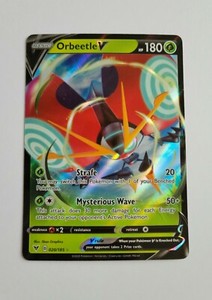 Orbeetle V 020/185 Vivid Voltage Ultra Rare Pokemon Card NM
