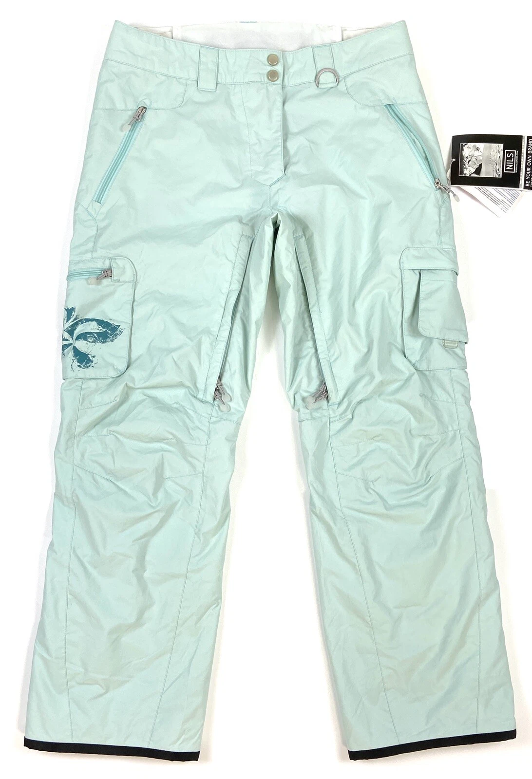 Nils Ski Snow Pants Womans M Kendra Insulated Pastel Green