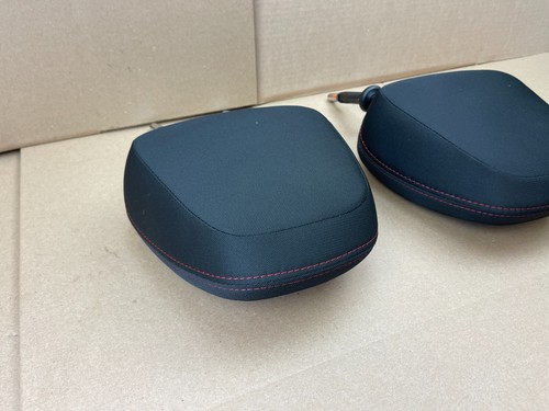 2022 SUBARU WRX FRONT Right Left SEAT HEADREST BLACK CLOTH set - Picture 10 of 10