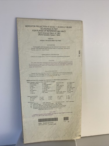 Carta Náutica Florida 1997 St. Lucie To Ft. Myers Lake Okeechobee - Imagen 2 de 6