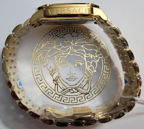 Versace VE1B00818 New Couture schwarz gold Edelstahl Armband Uhr Damen NEU - Bild 3 von 6