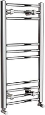 Towel Rail Radiator Ladder Bathroom Heated Straight 800 x 400 Chrome Warmer Rad