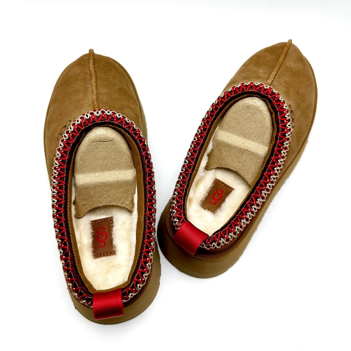 NEW* WOMEN UGG TAZZ Slipper CHESTNUT (1122553 CHE), Sz 6.0
