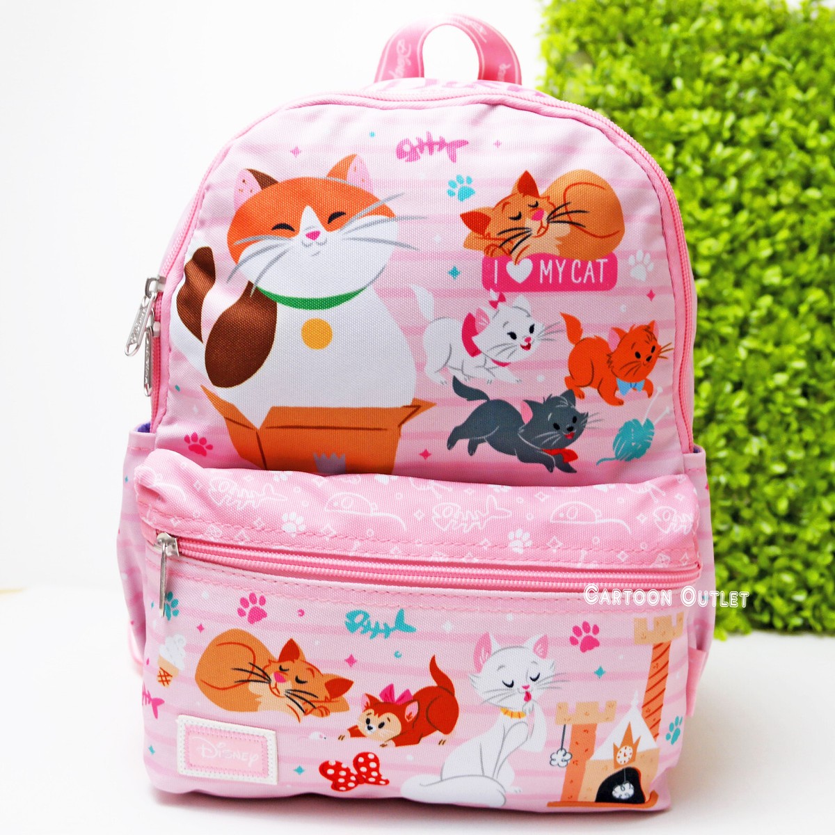 Disney Cat pink mini Backpack Loungefly Disney the Aristocats Piano Pink | Mercari main image 4