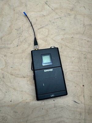 Shure UHF UR4D P8 bodypack transmitter UR1 (710-790 MHz), pocket #343_P8