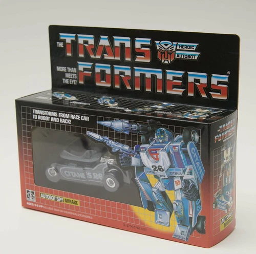 HASBRO G1 transformers Black Mirage figure REISSUE BRAND NEW Free Shipping