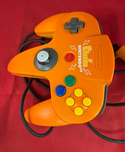 Nintendo 64 N64 Pokemon Pikachu Limited mit Controller Kabelset etc getestet funktioniert - Bild 17 von 24
