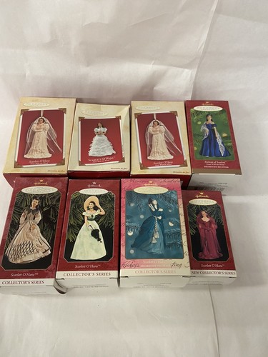 Lot of 8 Hallmark Christmas Ornaments Scarlett O’Hara - Picture 2 of 10
