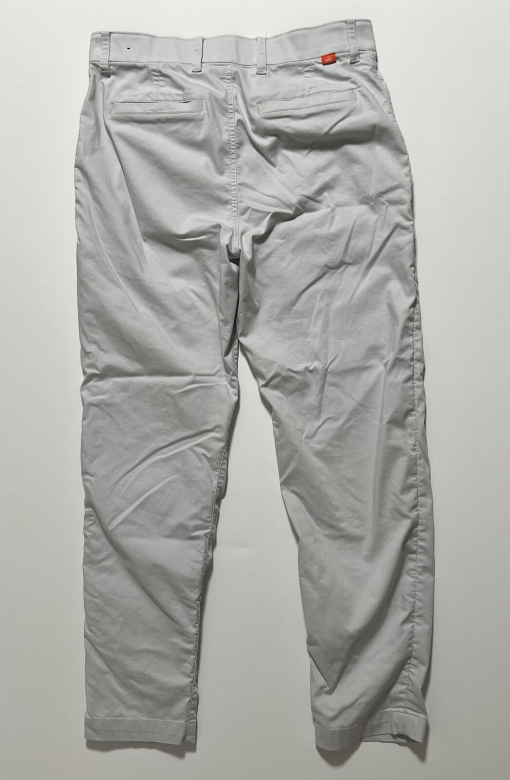 OFF WHITE X NIKE Nike Dri Fit Pantaloni Standard Fit Golf Casual Preppy Beige Crema Uomo Taglia 32x32