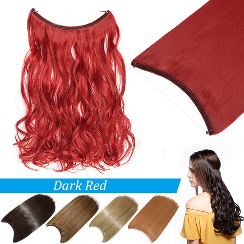 Mixed Secret Hidden Headband Wire In One Piece Thick As Human Hair Extensions US - Picture 40 of 44