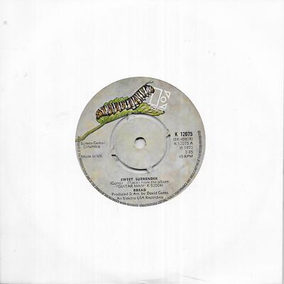 Bread Sweet Surrender UK 45 7'' single +Make It By Yourself