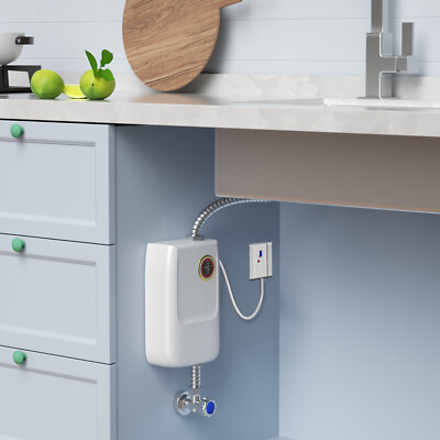 5500w Elektrisch Mini Durchlauferhitzer Wassererhitzer 30~55  Water Heater DE