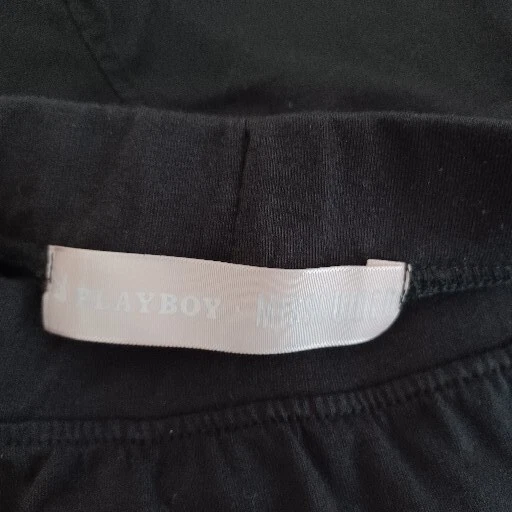 Missguided 短裤女式 12 花花公子高腰黑色慢跑短裤 — 第 2/4 张图片