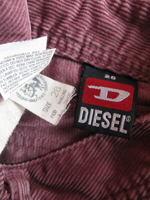 Diesel WALLING Cord Jeans Hose W 28 , Damen Vintage Workpant Cordhose ! BEQUEM !