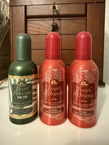 Tesori d’Oriente BUNDLE Of 3 Thai Spa x 1, Fiore Del Dragone x 2 Perfume