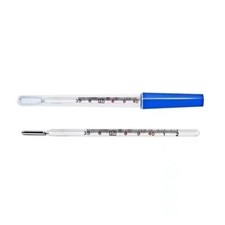 Classic glass thermometer for high-precision clinical use in adults and the elde