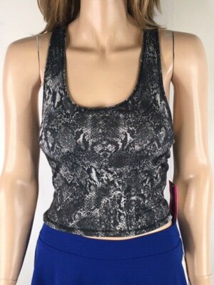 Junior's NWT Material Girl Active Twist Back Tank Top