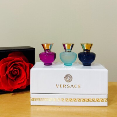 NIB {Versace} DYLAN Women's Miniature Trio Collection Gift Set 5