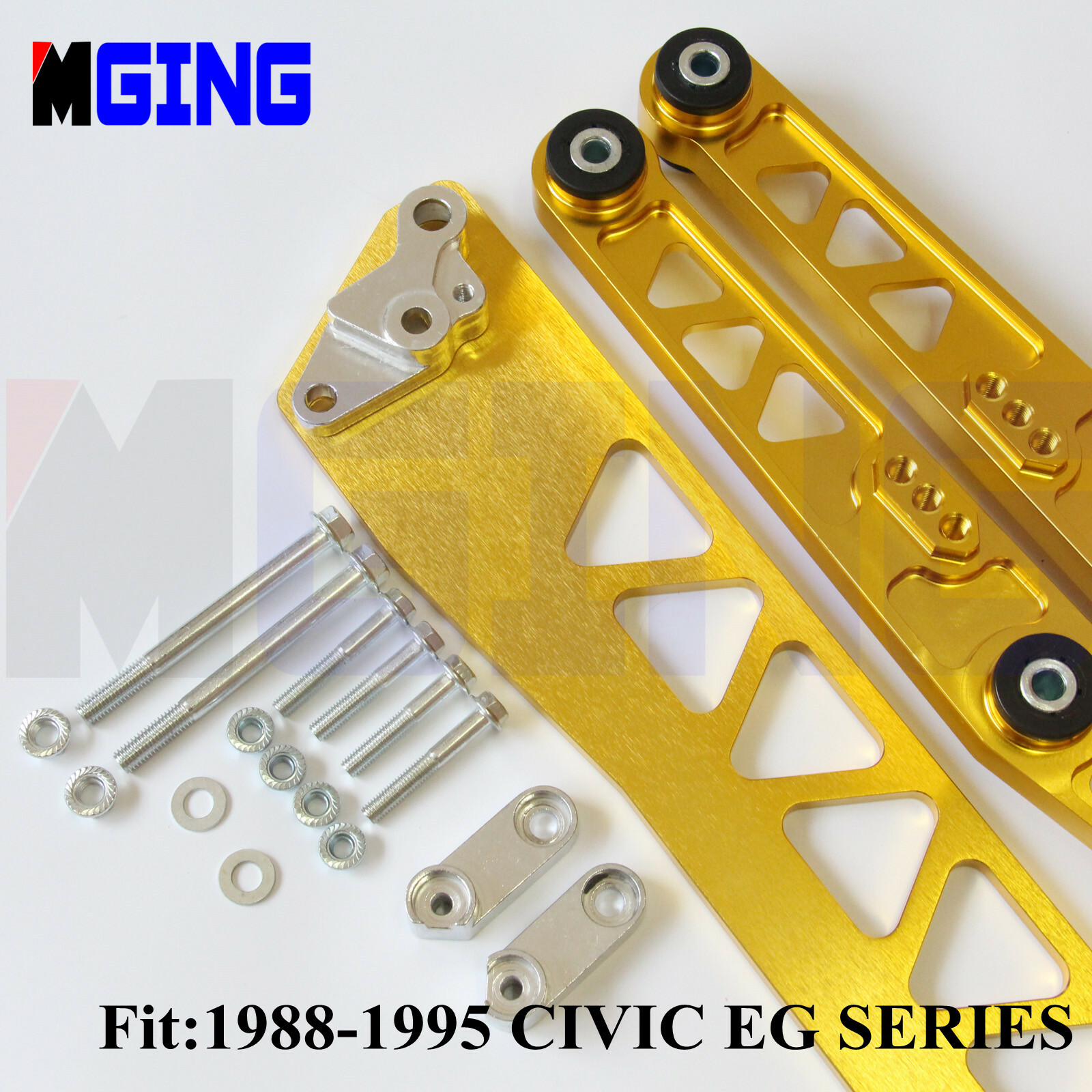 BWR Rear Lower Subframe Brace Control Arm For Honda Civic 19881995 EG