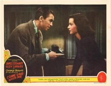 11x14 Movie Lobby Card, 0223, 1941, Come Live with Me - James Stewart & H LaMarr