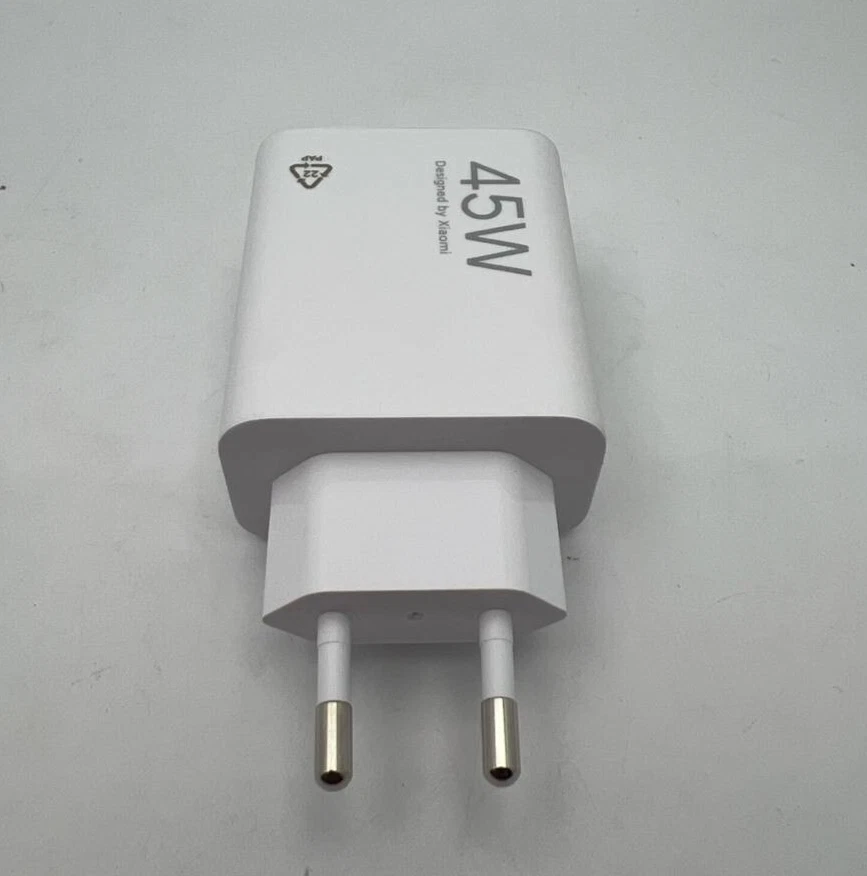 Cargador de Pared Rápido Xiaomi 45W Adaptador de Corriente USB-A para Teléfonos Universales Original Foto 2 de 4