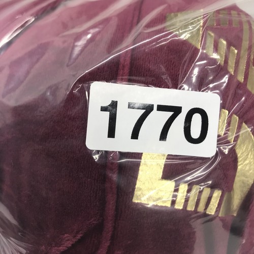 Justice Active Velour Girls Jogging Suit Size 18/20 Burgundy Spell Out Dance - Picture 16 of 16